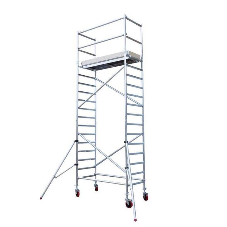 Rolsteiger Euroscaffold Budget 75x190 6,2m werkhoogte, Doe-het-zelf en Verbouw, Steigers, Nieuw, Ophalen of Verzenden