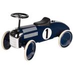 Retro Loopauto Marine Blauw (Loopautos), Kinderen en Baby's, Speelgoed | Buiten | Voertuigen en Loopfietsen, Ophalen of Verzenden