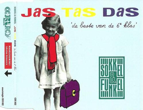 cd single - Sokkel &amp; Funkel - Jas Tas Das De Beste V..., Cd's en Dvd's, Cd Singles, Zo goed als nieuw, Verzenden