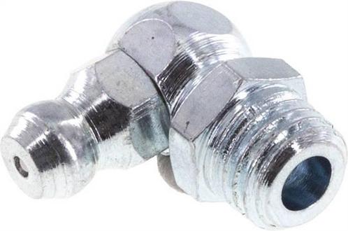 Rechte Hoek Hydraulische Smeernippel Staal M8x1 DIN 71412 [5, Doe-het-zelf en Verbouw, Overige Doe-het-zelf en Verbouw, Nieuw