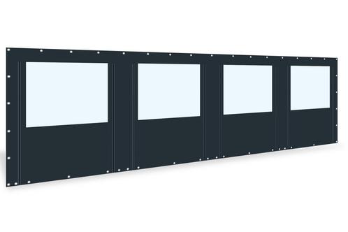 PVC zijwand raam en ritsen 8m breed-250cm hoog-kies je kleur, Tuin en Terras, Partytenten, Nieuw, Verzenden
