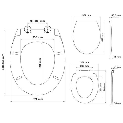 Toiletbril Tiger Aiden Met Softclose en Easyclean Deksel, Doe-het-zelf en Verbouw, Sanitair, Ophalen of Verzenden