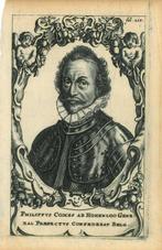 Portrait of Philip of Hohenlohe-Neuenstein, Antiek en Kunst, Kunst | Etsen en Gravures