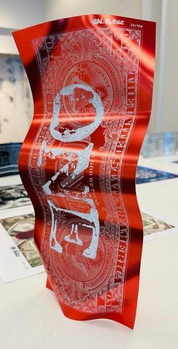 Karl Lagasse (1981) - Rosso Bianco One - Free delivery, Antiek en Kunst, Kunst | Schilderijen | Modern