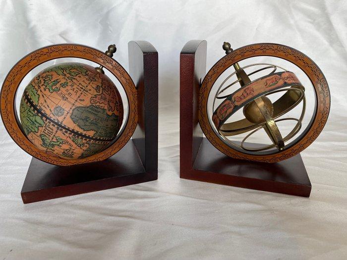 Maritieme objecten - Vintage boekensteun paar gemaakt van, Antiek en Kunst, Curiosa en Brocante