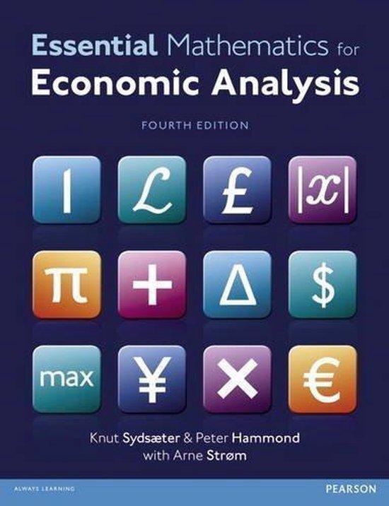 Essential Mathematics for Economic Analysis, 9780273760740, Boeken, Studieboeken en Cursussen, Zo goed als nieuw, HBO, Verzenden