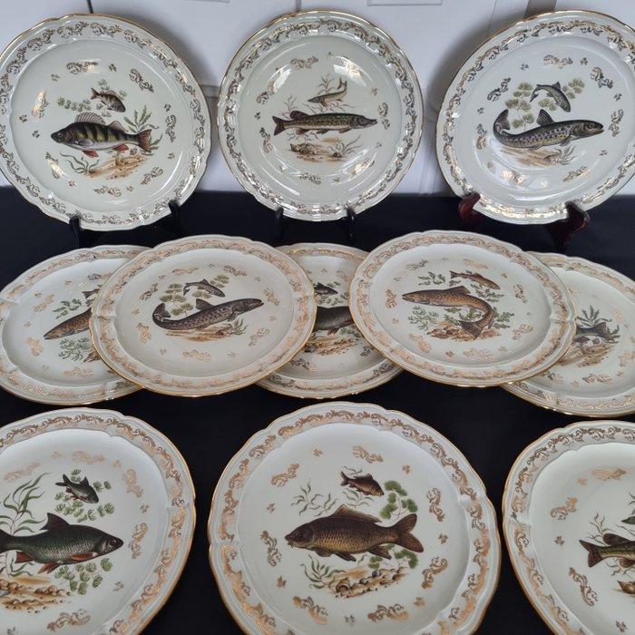 Bernardaud & Co. Limoges - Serveerschaal (11) - Porselein -, Antiek en Kunst, Antiek | Meubels | Tafels