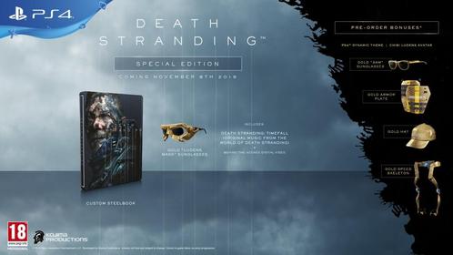 Death Stranding Special Edition (PlayStation 4), Spelcomputers en Games, Games | Sony PlayStation 4, Gebruikt, Vanaf 12 jaar, Verzenden