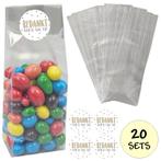 Fako Bijoux - Uitdeelzakjes Met Sluitstickers - 20 Stickers, Verzenden, Nieuw