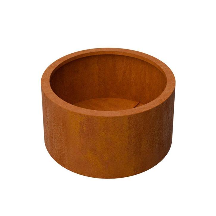 Geroba RondaB13 ronde plantenbak met bodem 800x400mm -, Tuin en Terras, Bloembakken en Plantenbakken, Nieuw, Verzenden