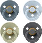 Bibs Petrol/Sage/Baby Blue/Iron 0-6 mnd 4 stuks Fopspeen, Verzenden, Nieuw