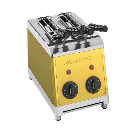 Milan Toast Tosti maker met 2 sneden | goud, Zakelijke goederen, Horeca | Keukenapparatuur, Verzenden
