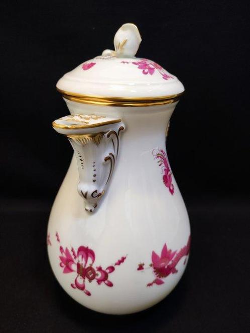 Meissen - Koffiepot - Purpur Reicher Hofdrache Höhe 23,8 cm,, Antiek en Kunst, Antiek | Meubels | Tafels