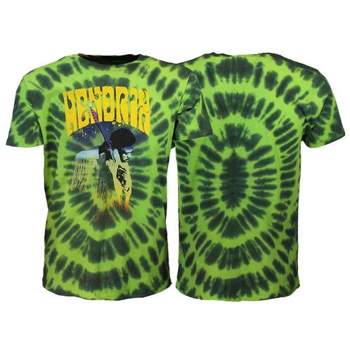 Jimi Hendrix Hear The Vibe Dip Dye T-Shirt - Officiële, Kleding | Heren, T-shirts, Verzenden