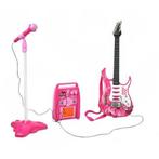 Elektrische gitaar met microfoon en versterker voor kinderen, Kinderen en Baby's, Speelgoed | Overig, Nieuw, Ophalen of Verzenden