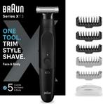 Braun Series X - Baard en lichaamstrimmer voor gezichts en, Verzenden, Nieuw