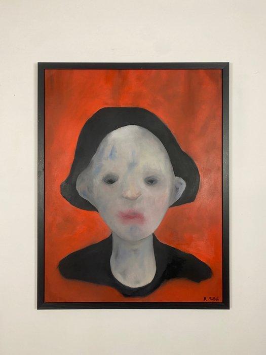 Ahmad Mallah - Left behind, Antiek en Kunst, Kunst | Schilderijen | Modern