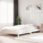 vidaXL Bed stapelbaar 90x200 cm massief grenenhout wit, Huis en Inrichting, 90 cm, Eenpersoons, Verzenden, Wit