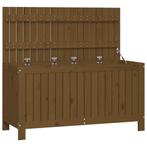Tuinbox 115x49x60 cm massief grenenhout honingbruin, Verzenden, Nieuw