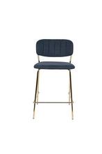 Counter Barkruk 65 cm Mascot Goud/Blauw House of Rebels, Huis en Inrichting, Verzenden, Nieuw