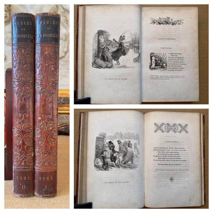 Jean de La Fontaine, Illustrées par J.J. Grandville - The, Antiek en Kunst, Antiek | Boeken en Bijbels