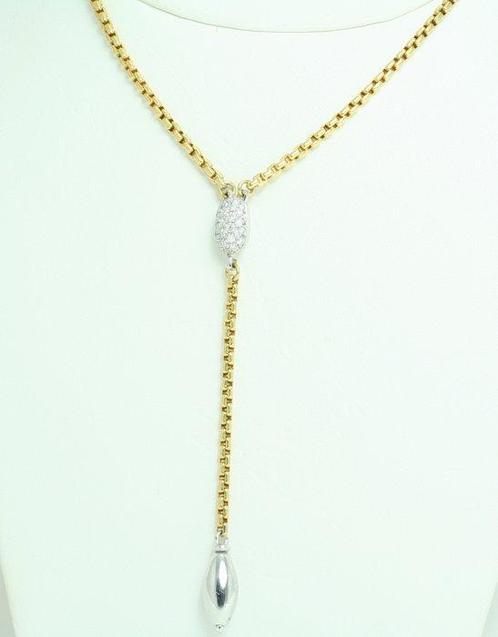 Fope - Halsketting - 18 karaat Geel goud, Witgoud Diamant, Sieraden, Tassen en Uiterlijk, Kettingen
