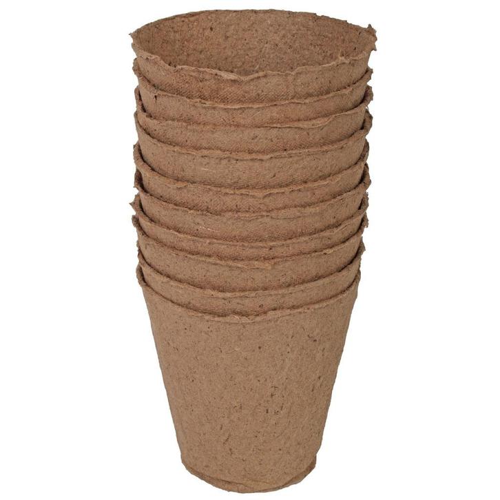 Talen Tools Zaaipot Ø 8 cm - 10 Stuks: Duurzaam Kweken, Tuin en Terras, Kweekspullen, Nieuw, Ophalen of Verzenden