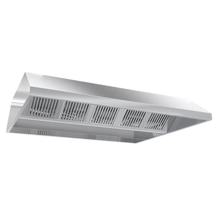 GGM Gastro | Plafond afzuigkap - 2000mm - met filter & |, Witgoed en Apparatuur, Afzuigkappen, Inbouw, 800 m³ per uur of meer