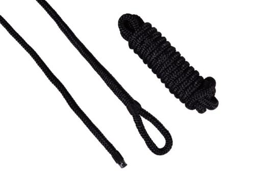 Talamex Fenderlijnen Deluxe 2 stuks  12mm 2.5m zwart, Watersport en Boten, Rubberboten, Nieuw, Overige merken, Overige materialen