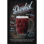 Wandbord - Bier Dunkel – Duits