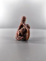 Japanse Taisho-periode (1912-1926) Een houten netsuke van