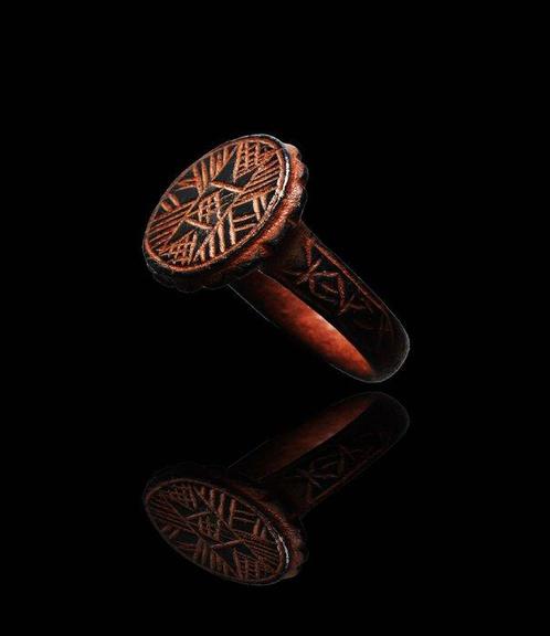 Viking periode Brons Intrekkelijk prachtige ring met het, Sieraden, Tassen en Uiterlijk, Antieke sieraden