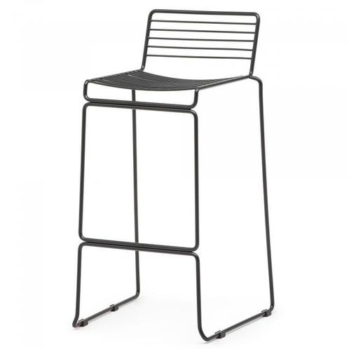 Stapelbare Barkruk Wire | Staal | Zwart | 4 stuks, Zakelijke goederen, Horeca | Keukenapparatuur, Verzenden