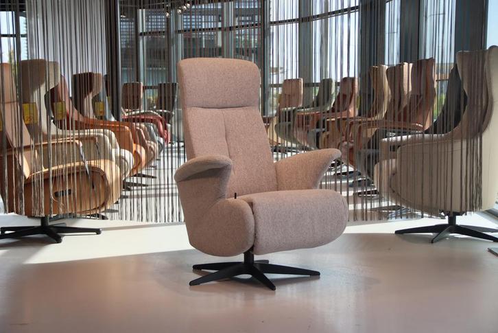 Relaxfauteuil Best Basic manueel met gasveer van De Toekomst, Huis en Inrichting, Fauteuils, Nieuw, Stof, Ophalen of Verzenden