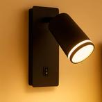 LED Wandlamp - Bedlamp met schakelaar, Huis en Inrichting, Lampen | Wandlampen, Ophalen of Verzenden, Nieuw, Metaal, Modern