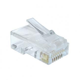 RJ45 connector Cat6 | UTP (Voor stugge kern, 50 stuks), Computers en Software, Pc- en Netwerkkabels, Nieuw, Verzenden