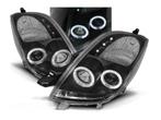 Angel Eyes koplampen Black geschikt voor Toyota Yaris, Verzenden, Nieuw, Toyota