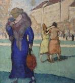 Émile Chaumont (1877 - 1927) - Dames aan de wandel op een