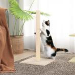 vidaXL Krabpaal 35x35x70 cm crèmekleurig, Dieren en Toebehoren, Katten-accessoires, Verzenden, Nieuw