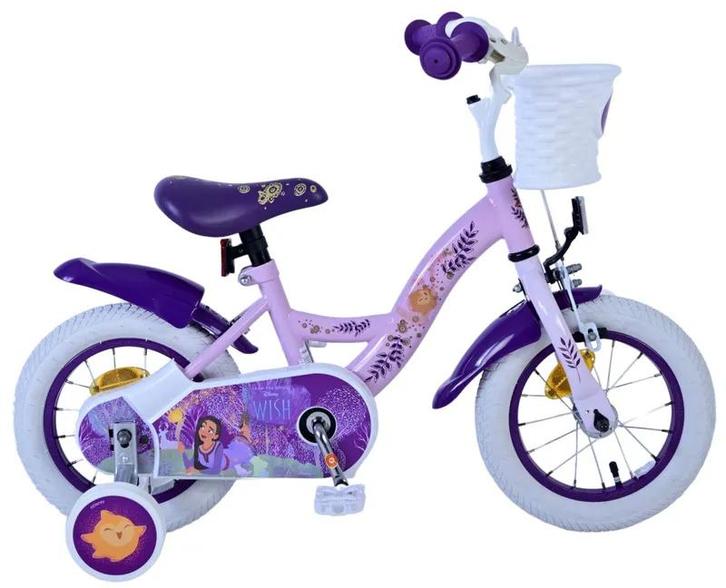 Disney Wish Kinderfiets - Meisjes - 12 inch - Paars, Fietsen en Brommers, Fietsen | Kinderfietsjes, Nieuw, Ophalen of Verzenden