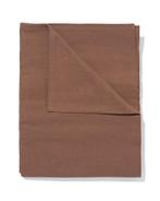 HEMA Tafelkleed 140x240cm katoen donkerbruin, Verzenden, Nieuw