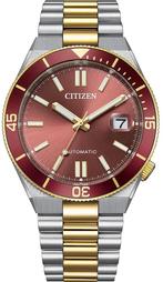 Citizen NJ0234-58X Tsuyosa Shore Automatic Mechanical, Staal, Verzenden, Nieuw, Polshorloge