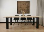 Eiken Boomstam tafel op maat gemaakt GRATIS BEZORGD