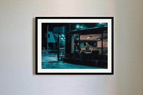 PIERRE RIOLLET - BEIROUT CAFE, Antiek en Kunst, Kunst | Schilderijen | Modern