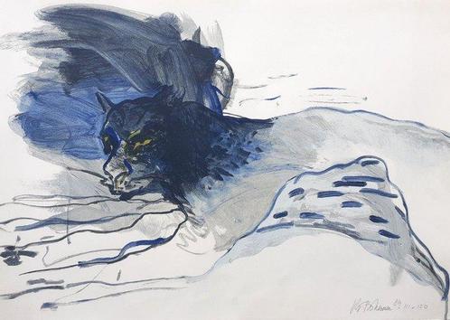 Kees van Bohemen (1928-1985) - Blue Panther, Antiek en Kunst, Antiek | Overige Antiek