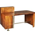 Wat een uitzonderlijk fraai art deco bureau ca 1920 in oa wo, Antiek en Kunst, Antiek | Kantoor en Zakelijk, Ophalen of Verzenden