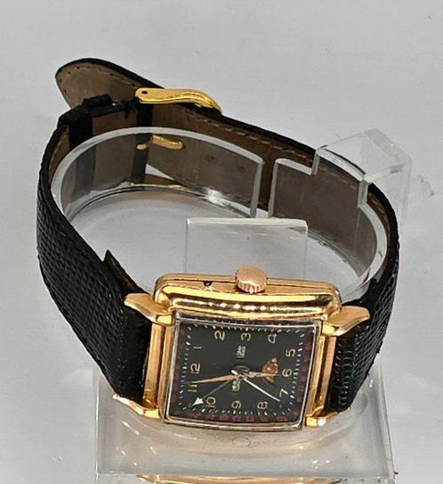 Relotex - 18K Quatratarmbanduhr - Kalenderkomlikation -, Sieraden, Tassen en Uiterlijk, Horloges | Heren