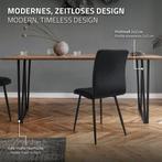 Tafelpoten - Metaal - 50x71,5 cm - Zwart - ML-Design, Verzenden, Nieuw