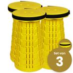 Set Van 3 Stuks ! Alora Opvouwbare Kruk Extra Strong - Vol, Nieuw