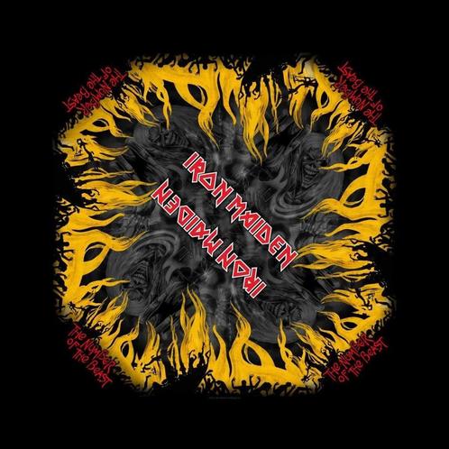 Iron Maiden - The Nuber of the Beast Bandana off merchandise, Verzamelen, Muziek, Artiesten en Beroemdheden, Kleding, Nieuw, Ophalen of Verzenden